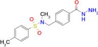 N-{[4-(hydrazinecarbonyl)phenyl]methyl}-N,4-dimethylbenzene-1-sulfonamide