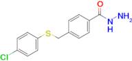 4-{[(4-chlorophenyl)sulfanyl]methyl}benzohydrazide