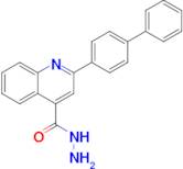 2-(4-Phenylphenyl)quinoline-4-carbohydrazide