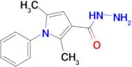 2,5-Dimethyl-1-phenyl-1H-pyrrole-3-carbohydrazide