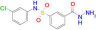 N-(3-Chlorophenyl)-3-(hydrazinecarbonyl)benzene-1-sulfonamide