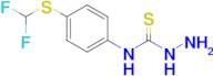 3-Amino-1-{4-[(difluoromethyl)sulfanyl]phenyl}thiourea