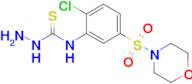 3-Amino-1-[2-chloro-5-(morpholine-4-sulfonyl)phenyl]thiourea