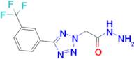 2-{5-[3-(trifluoromethyl)phenyl]-2H-1,2,3,4-tetrazol-2-yl}acetohydrazide