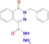 3,4-Dihydro-4-oxo-3-(phenylmethyl)-1-phthalazinecarboxylic acid hydrazide