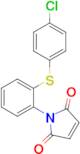1-{2-[(4-chlorophenyl)sulfanyl]phenyl}-2,5-dihydro-1H-pyrrole-2,5-dione