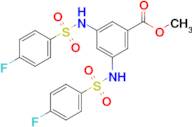 Methyl 3,5-bis(4-fluorobenzenesulfonamido)benzoate