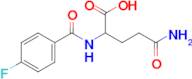 4-Carbamoyl-2-[(4-fluorophenyl)formamido]butanoic acid