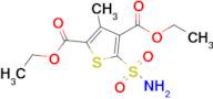 2,4-Diethyl 5-(aminosulfonyl)-3-methyl-2,4-thiophenedicarboxylate