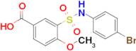 3-[(4-bromophenyl)sulfamoyl]-4-methoxybenzoic acid