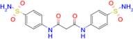 N,N'-Bis(4-sulfamoylphenyl)propanediamide