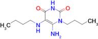 6-Amino-1-butyl-5-(butylamino)-1,2,3,4-tetrahydropyrimidine-2,4-dione