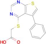 2-({5-phenylthieno[2,3-d]pyrimidin-4-yl}sulfanyl)acetic acid