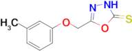 5-[(3-methylphenoxy)methyl]-2,3-dihydro-1,3,4-oxadiazole-2-thione