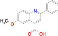 6-Methoxy-2-phenylquinoline-4-carboxylic acid