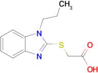 2-[(1-propyl-1H-1,3-benzodiazol-2-yl)sulfanyl]acetic acid