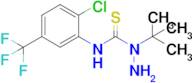 3-Amino-3-tert-butyl-1-[2-chloro-5-(trifluoromethyl)phenyl]thiourea