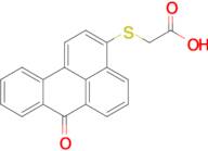 2-[(7-Oxo-7H-benz[de]anthracen-3-yl)thio]acetic acid