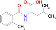 4-Methyl-2-[(2-methylphenyl)formamido]pentanoic acid