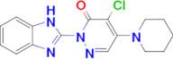 2-(1H-1,3-Benzodiazol-2-yl)-4-chloro-5-(piperidin-1-yl)-2,3-dihydropyridazin-3-one