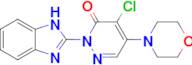 2-(1H-1,3-Benzodiazol-2-yl)-4-chloro-5-(morpholin-4-yl)-2,3-dihydropyridazin-3-one