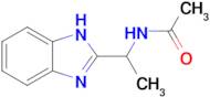 N-[1-(1H-1,3-benzodiazol-2-yl)ethyl]acetamide