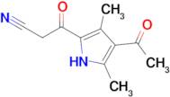 3-(4-Acetyl-3,5-dimethyl-1H-pyrrol-2-yl)-3-oxopropanenitrile