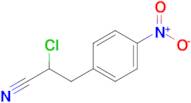 2-Chloro-3-(4-nitrophenyl)propanenitrile