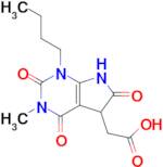 1-Butyl-2,3,4,5,6,7-hexahydro-3-methyl-2,4,6-trioxo-1H-pyrrolo[2,3-d]pyrimidine-5-acetic acid