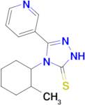 4-(2-methylcyclohexyl)-3-(pyridin-3-yl)-4,5-dihydro-1H-1,2,4-triazole-5-thione