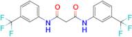 N,N'-Bis[3-(trifluoromethyl)phenyl]propanediamide