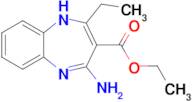 Ethyl 4-amino-2-ethyl-1H-1,5-benzodiazepine-3-carboxylate