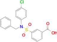 3-[benzyl(4-chlorophenyl)sulfamoyl]benzoic acid