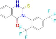 3-[2,5-bis(trifluoromethyl)phenyl]-2-sulfanylidene-1,2,3,4-tetrahydroquinazolin-4-one