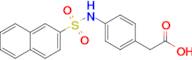 2-[4-(naphthalene-2-sulfonamido)phenyl]acetic acid