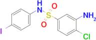 3-Amino-4-chloro-n-(4-iodophenyl)benzene-1-sulfonamide