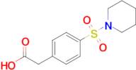 2-[4-(piperidine-1-sulfonyl)phenyl]acetic acid