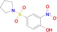 2-Nitro-4-(pyrrolidine-1-sulfonyl)phenol