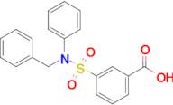 3-[benzyl(phenyl)sulfamoyl]benzoic acid