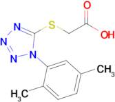 2-{[1-(2,5-dimethylphenyl)-1H-1,2,3,4-tetrazol-5-yl]sulfanyl}acetic acid