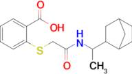 2-({[(1-{bicyclo[2.2.1]heptan-2-yl}ethyl)carbamoyl]methyl}sulfanyl)benzoic acid
