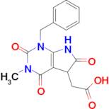 2-{1-benzyl-3-methyl-2,4,6-trioxo-1H,2H,3H,4H,5H,6H,7H-pyrrolo[2,3-d]pyrimidin-5-yl}acetic acid