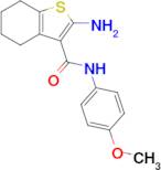 2-Amino-N-(4-methoxyphenyl)-4,5,6,7-tetrahydro-1-benzothiophene-3-carboxamide