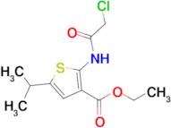 Ethyl 2-(2-chloroacetamido)-5-(propan-2-yl)thiophene-3-carboxylate