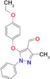 5-(4-Ethoxyphenoxy)-3-methyl-1-phenyl-1H-pyrazole-4-carbaldehyde