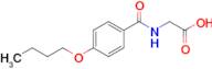 2-[(4-butoxyphenyl)formamido]acetic acid