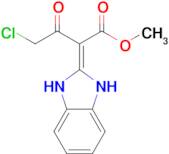 Methyl 4-chloro-2-(2,3-dihydro-1H-1,3-benzodiazol-2-ylidene)-3-oxobutanoate