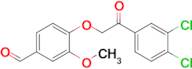 4-[2-(3,4-dichlorophenyl)-2-oxoethoxy]-3-methoxybenzaldehyde