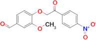3-Methoxy-4-[2-(4-nitrophenyl)-2-oxoethoxy]benzaldehyde