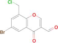 6-Bromo-8-(chloromethyl)-4-oxo-4H-1-benzopyran-3-carboxaldehyde